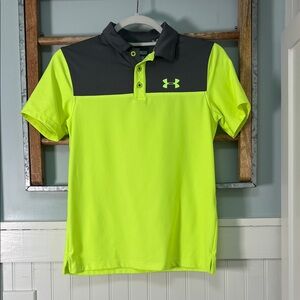 Boys under Armour performance polo youth medium